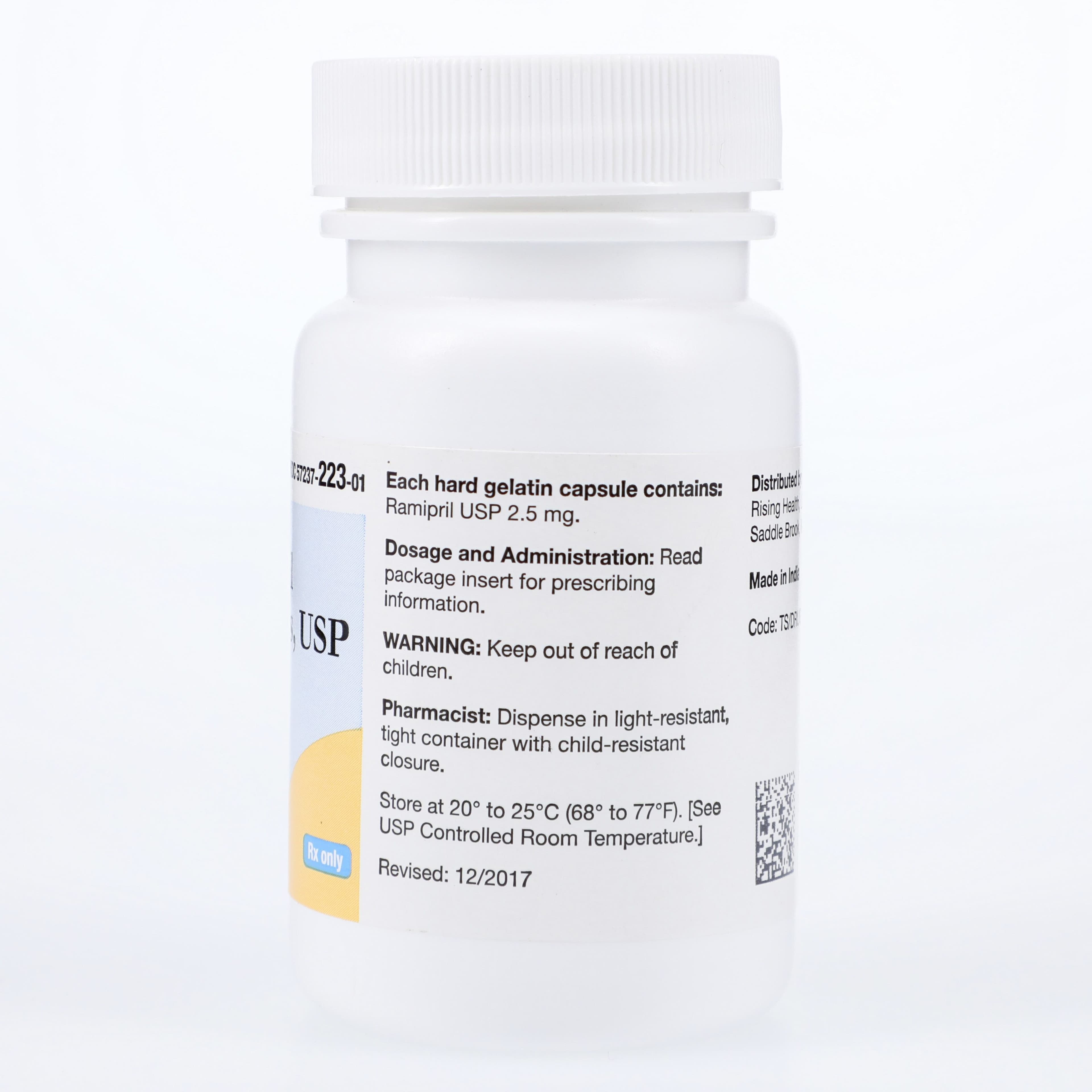 Ramipril Capsules 2.5 mg, 100 Count Bottle (Rising Pharmaceuticals) thumbnail 2