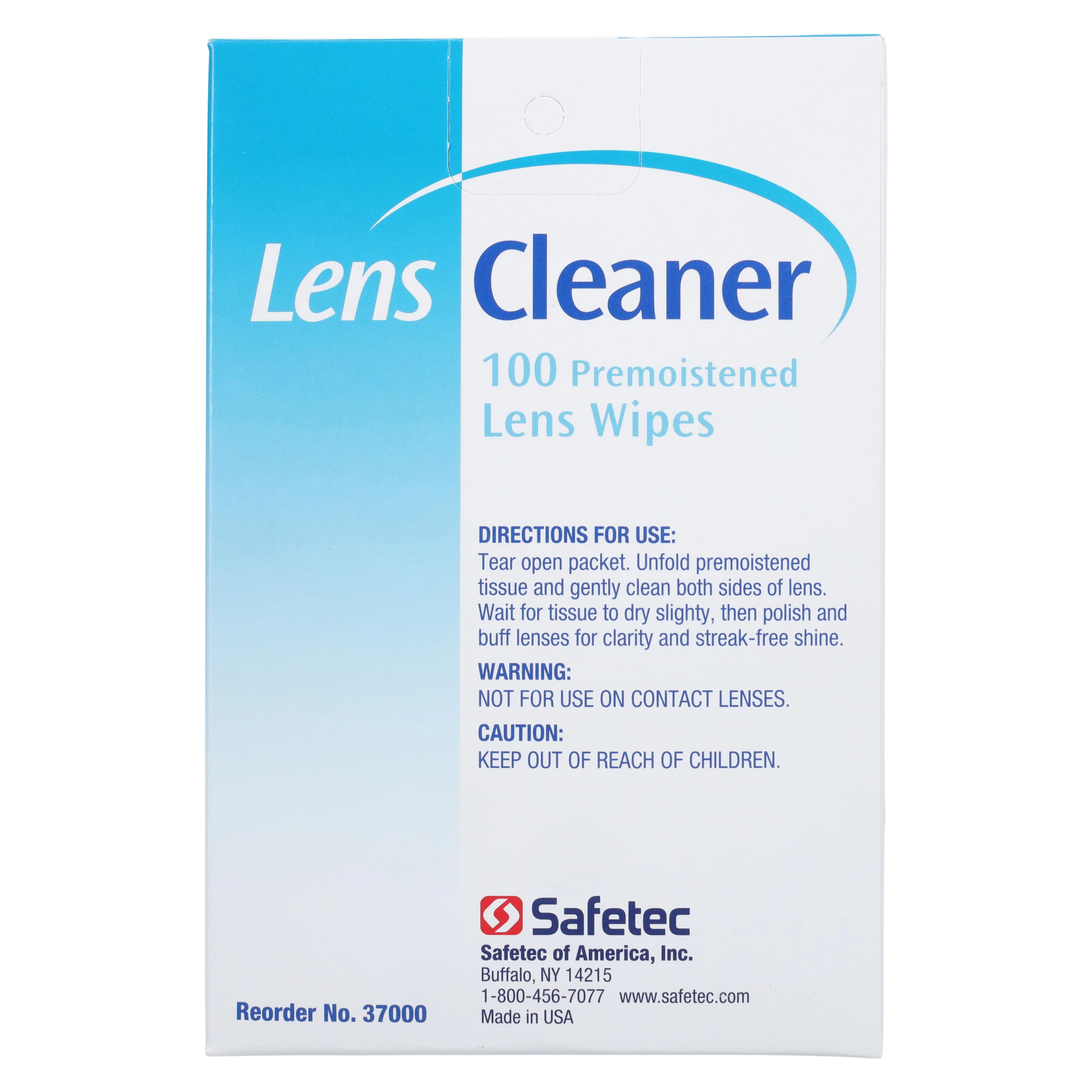 Safetec Lens Wipes, 100/Box thumbnail 4
