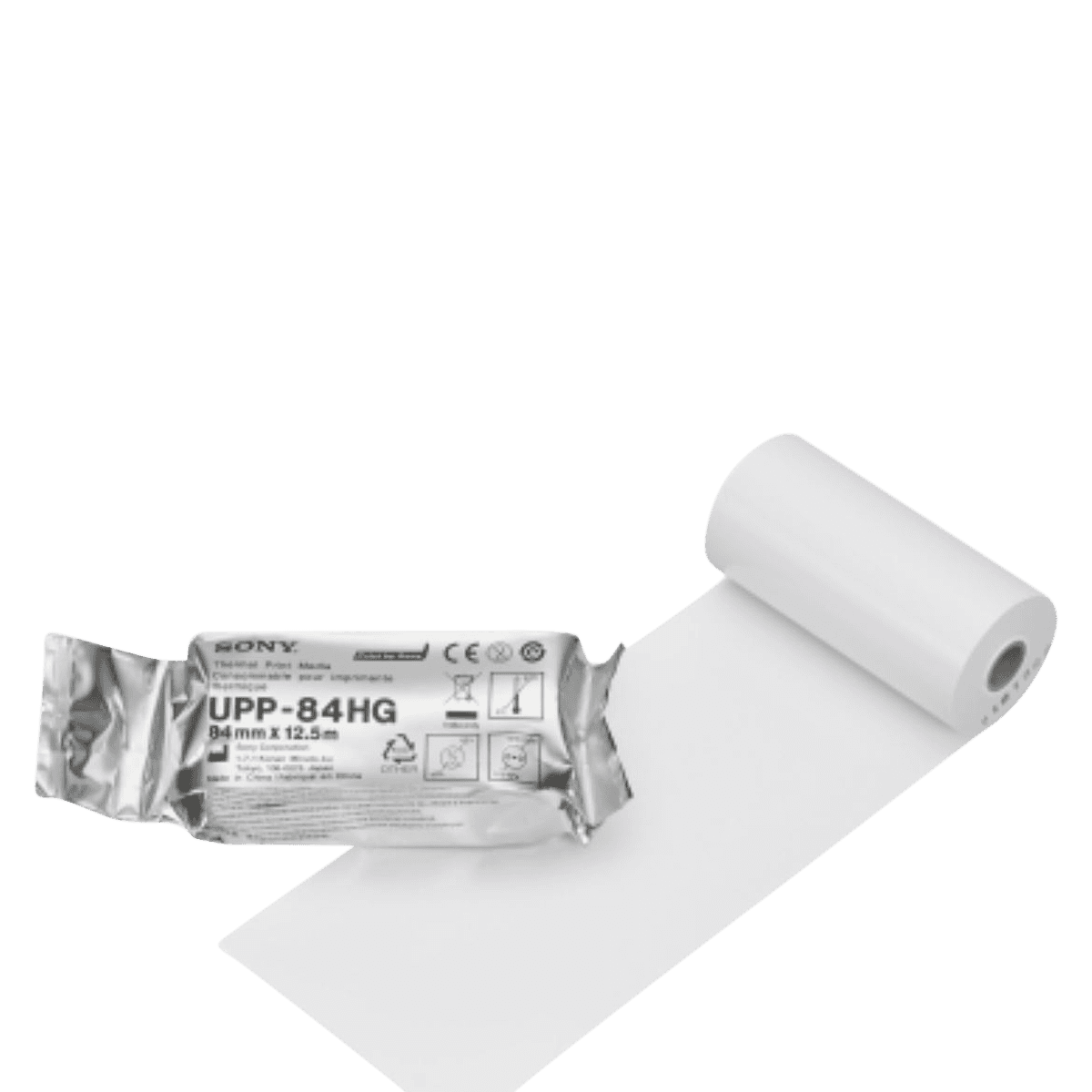 Sony Thermal Paper HG, 3.5" x 41', Digital Graphic Printer, 10 Rolls/Box - Paper Thermal HG 3.5"x41' - Image 1