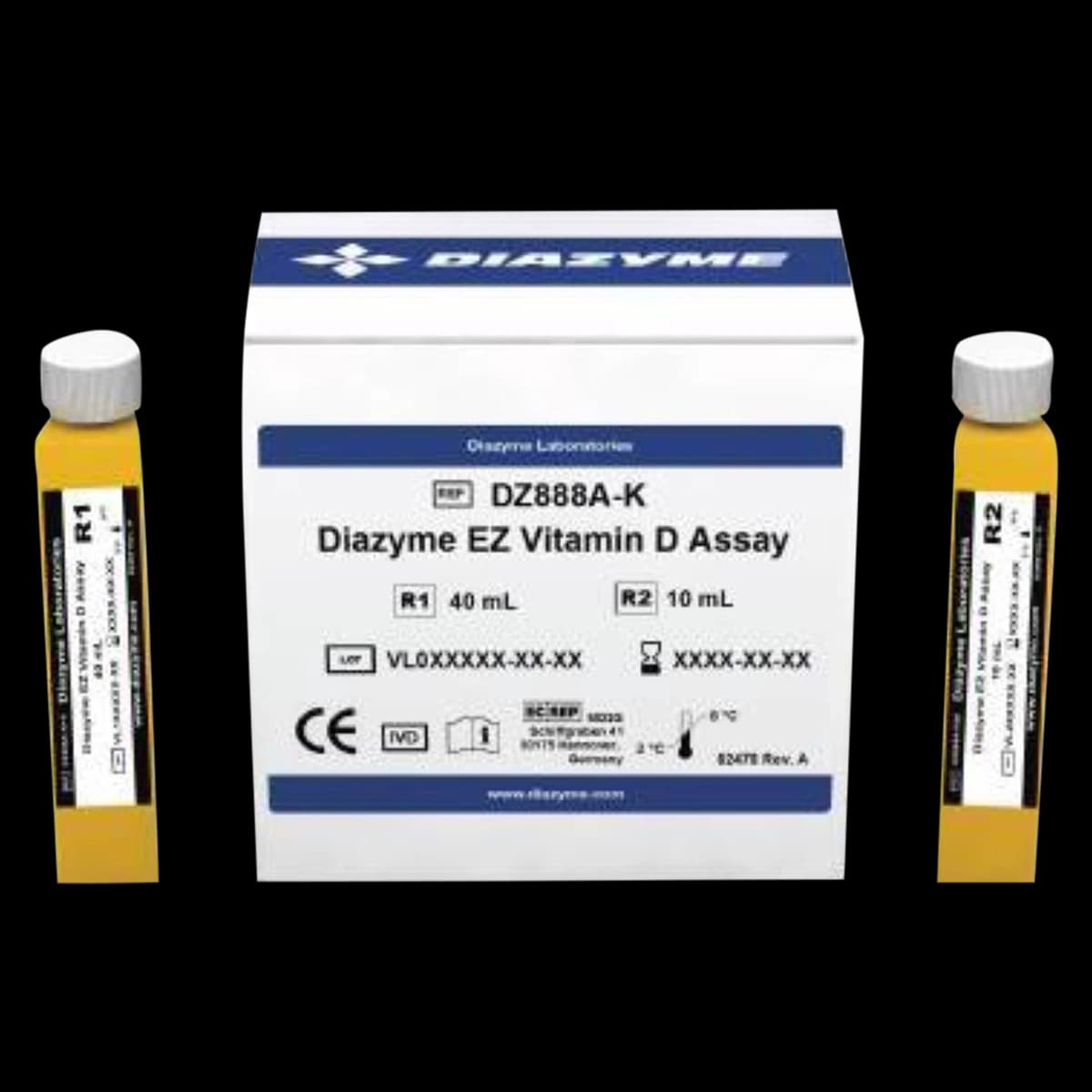 Diazyme EZ Vitamin D Reagent Assay, R1/R2, 1x40mL/1x10mL, 1/Kit - Test Kit Vitamin D R1 / R2 - Image 1