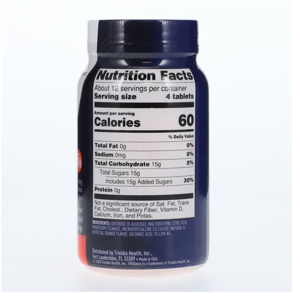 TRUEplus Glucose Tabs Orange, 15g, 50/Ct thumbnail 2