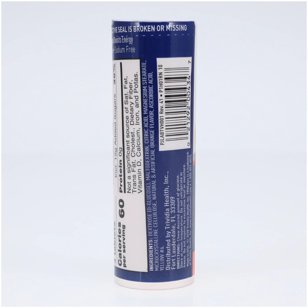 TRUEplus Glucose Tabs 15gm, Orange, 10x6/Ctn thumbnail 2