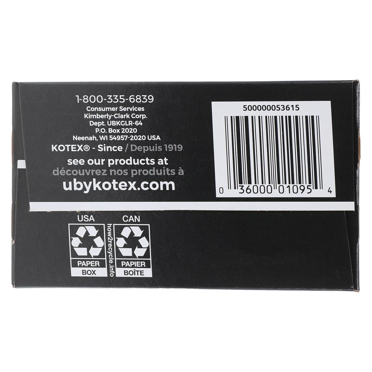 U by Kotex Panty Liner, Regular, Light Days, Fragrance Free, Latex-Free, White, 64/Pk thumbnail 5