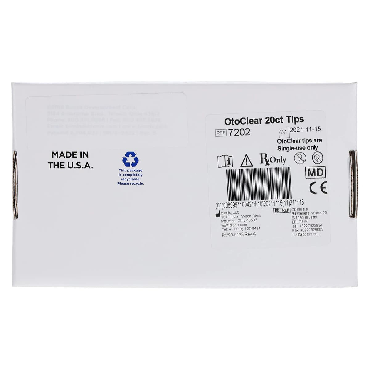 Bionix OtoClear Ear Wash Tips, Disposable, Blue, 20/Box thumbnail 6
