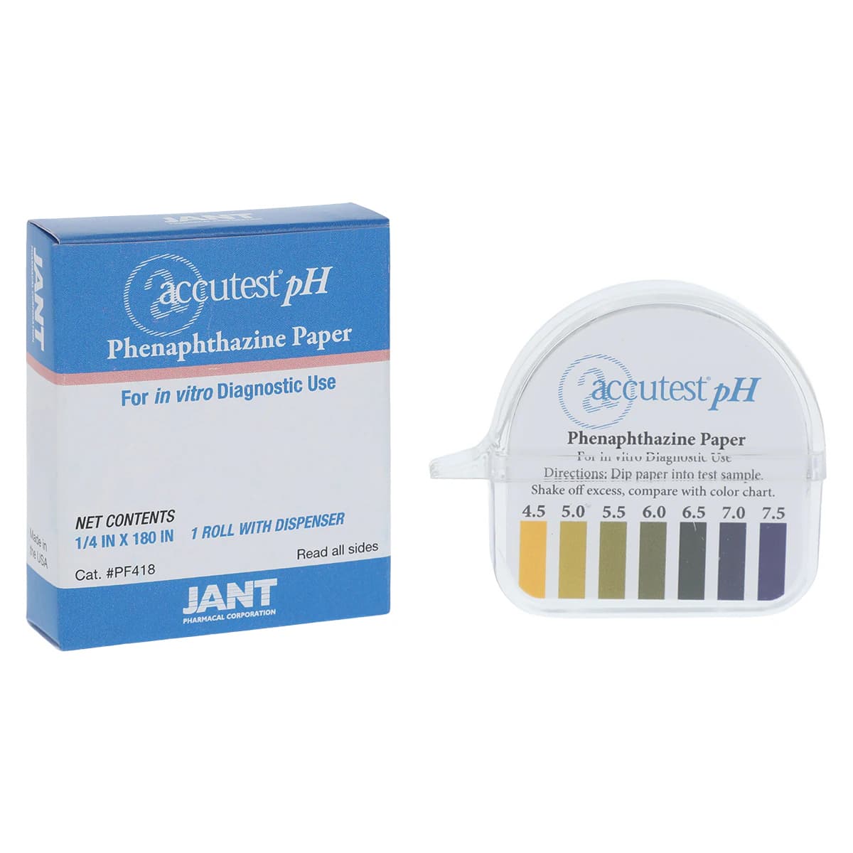 Accutest pH Phenaphthazine Paper Roll, 4.5-7.5 pH, Single Roll thumbnail 2