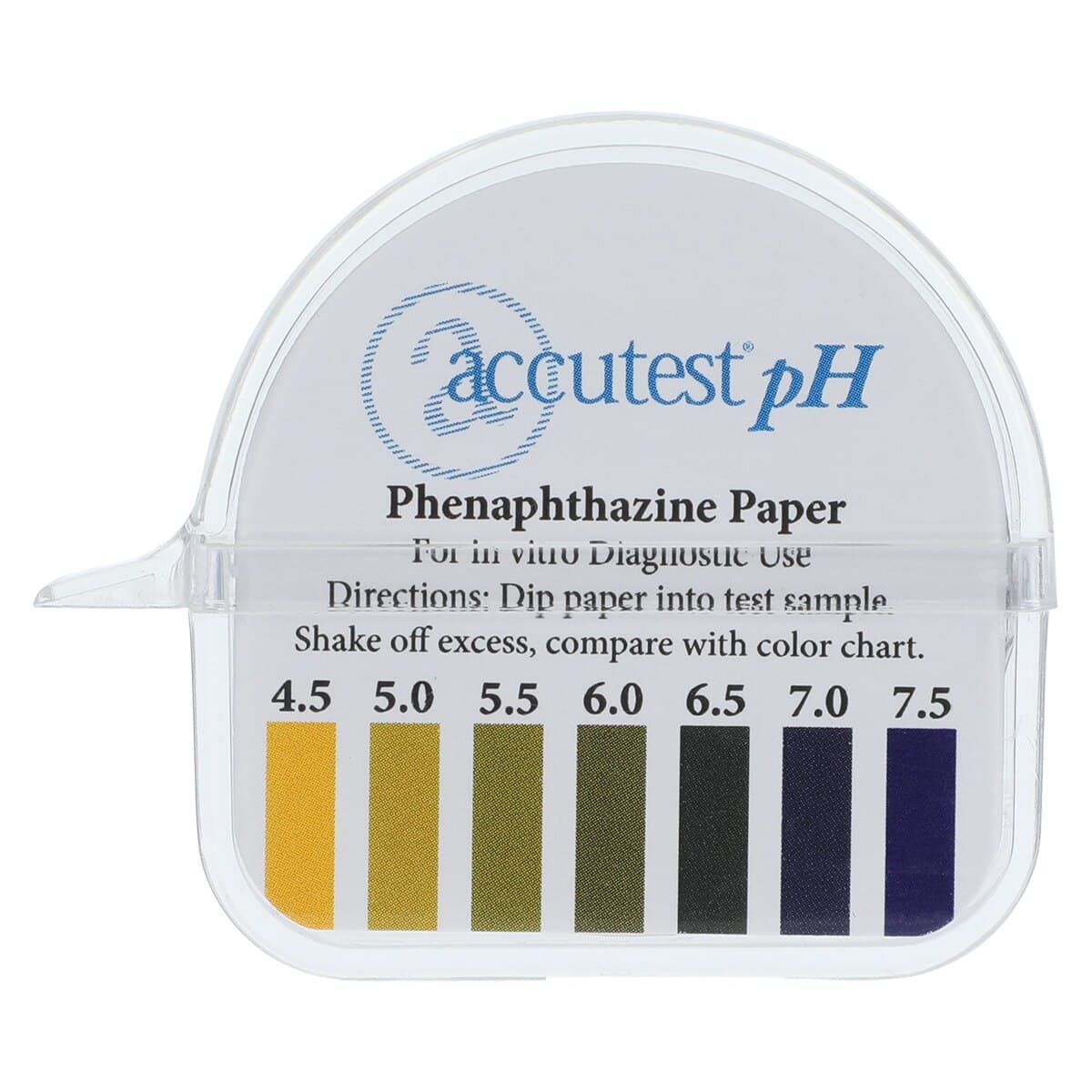 Accutest pH Phenaphthazine Paper Roll, 4.5-7.5 pH, Single Roll thumbnail 3