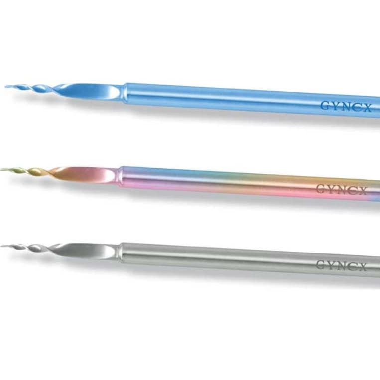 Gynex Lickrish Endocervical Curette, Spiral, 21 cm, Stainless Steel, Reusable - Curette Spiral Endocervical - Image 1