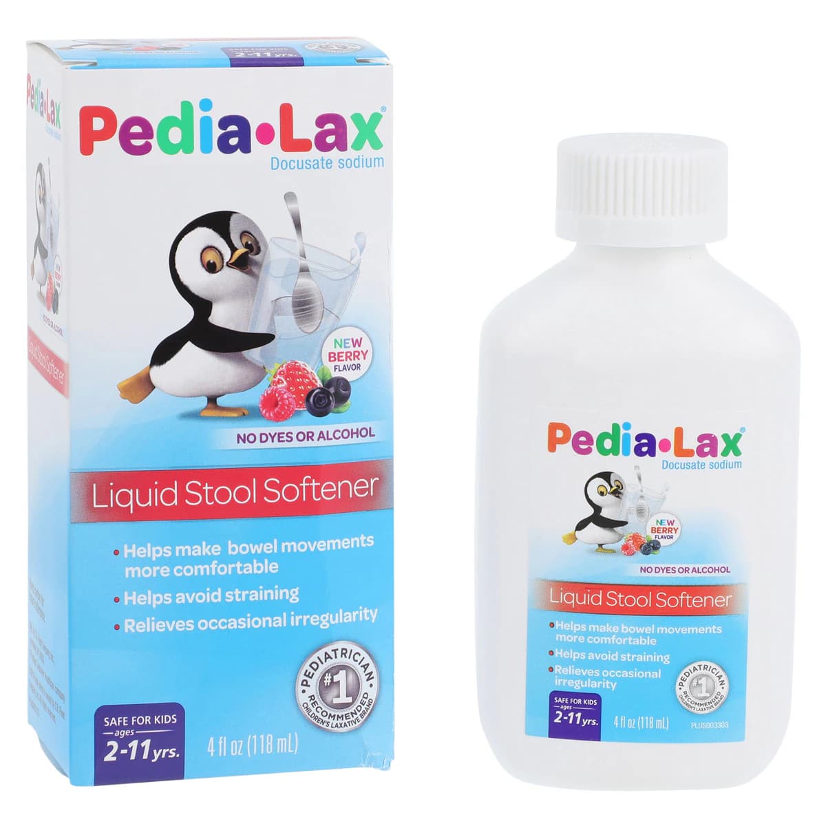 Pedia-Lax Liquid Stool Softener, Fruit Punch, 4 oz Bottle thumbnail 2