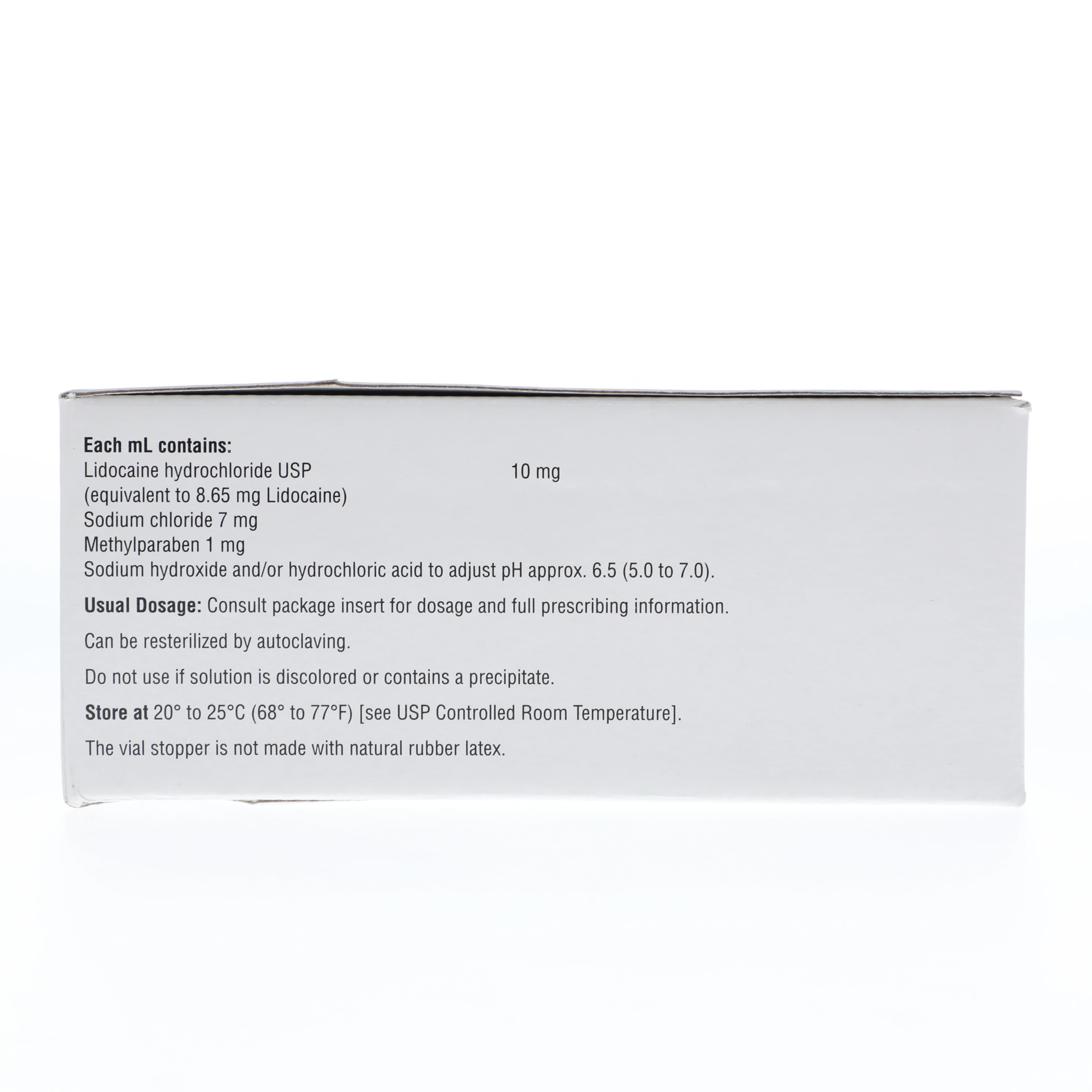 Lidocaine HCl Injection USP 1% MDV 200mg/20mL, 25 Vials, 55150-0252-20 thumbnail 6