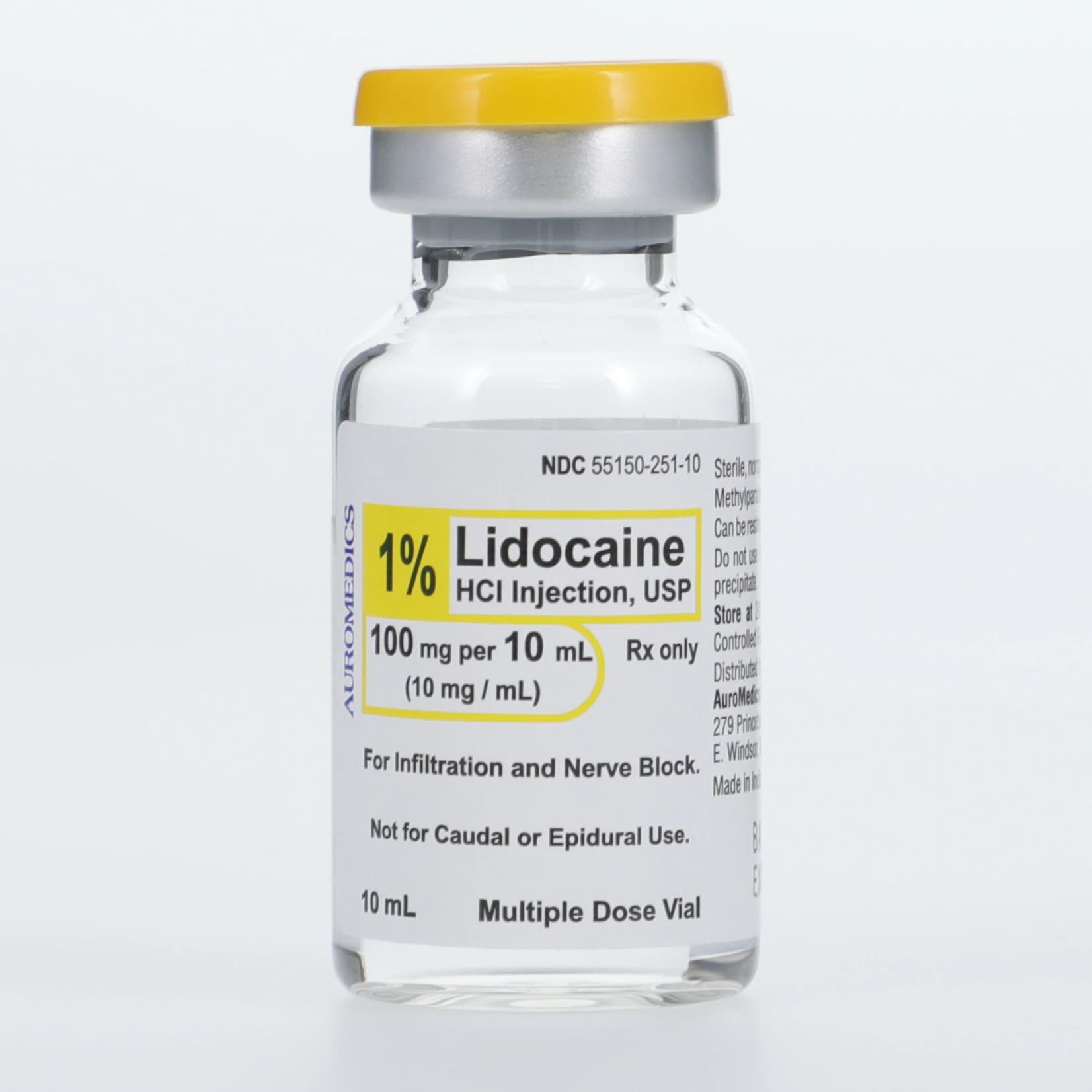 Lidocaine HCl Injection 1% MDV 10mL, 25/Package thumbnail 4