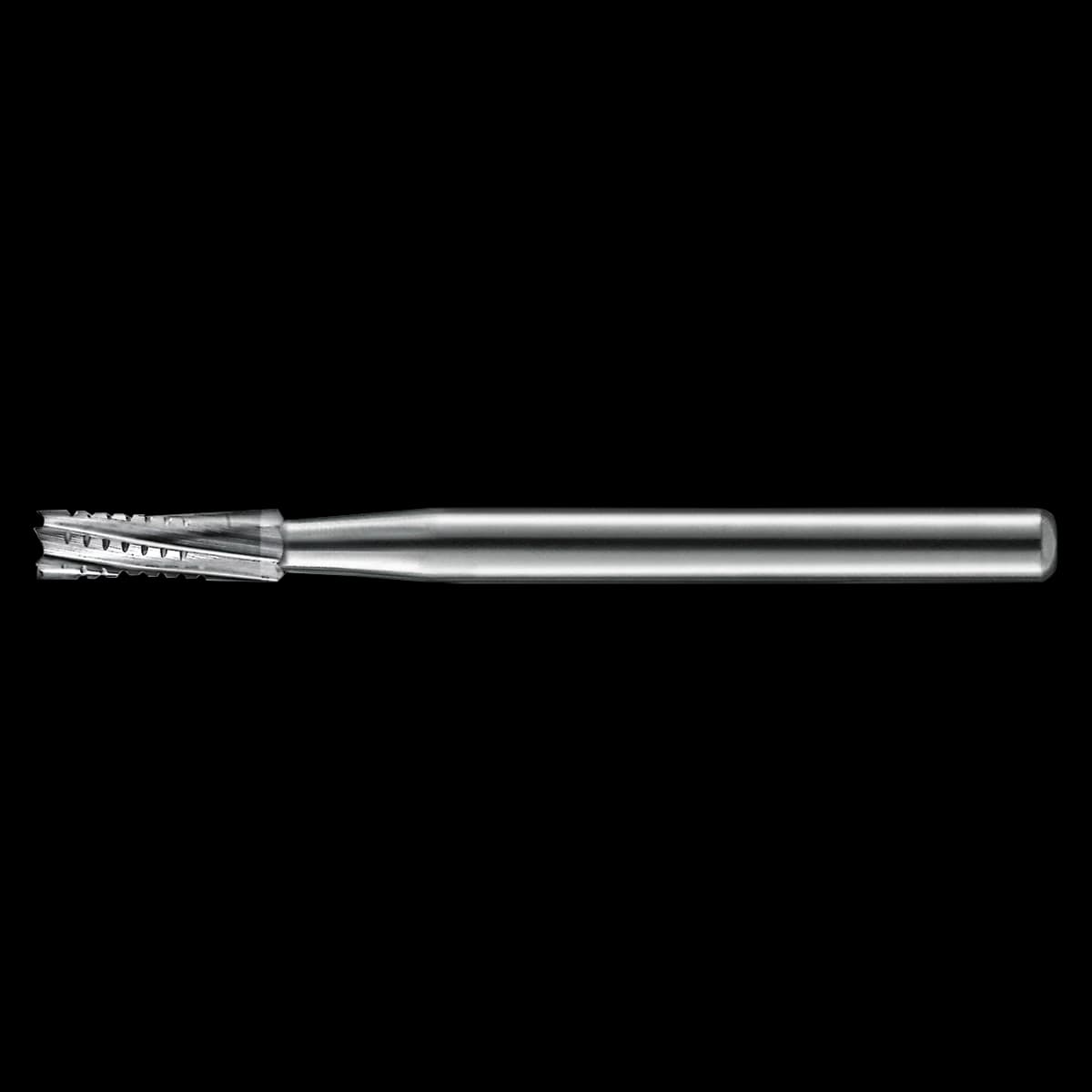Kerr FG556L Carbide Bur, Straight Flat End, Crosscut, 6 Flute, Friction Grip, 0.9mm Diameter, 4.9mm Length, 10/Pk, FG556L-KC0 - Kerr Operative Carbide Burs FG 556L 10/Pk - Image 1