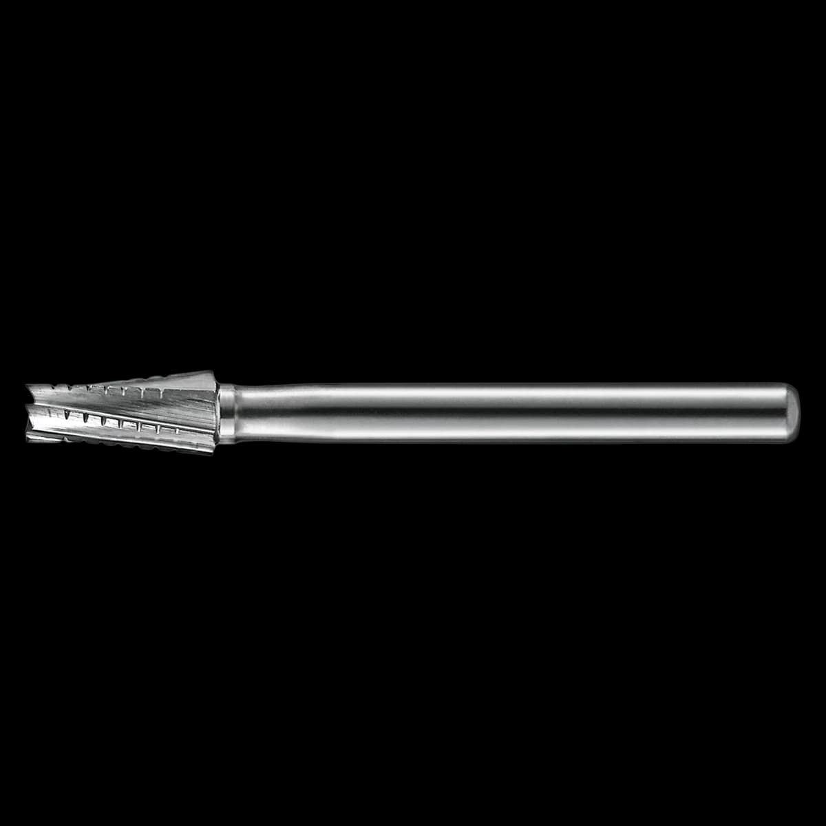 KaVo Kerr Regular Operative Carbide Bur, FGSS #701, Taper Flat End Crosscut 6 Flute, 1.2 mm Diameter, 3.7 mm Length, 10/Pkg - KaVo Kerr™ Regular Operative Carbide Burs, FGSS - Taper Flat End Crosscut 6 Flute, # 701, 1.2 mm Diameter, 3.7 mm Length, 10/Pkg - Image 1