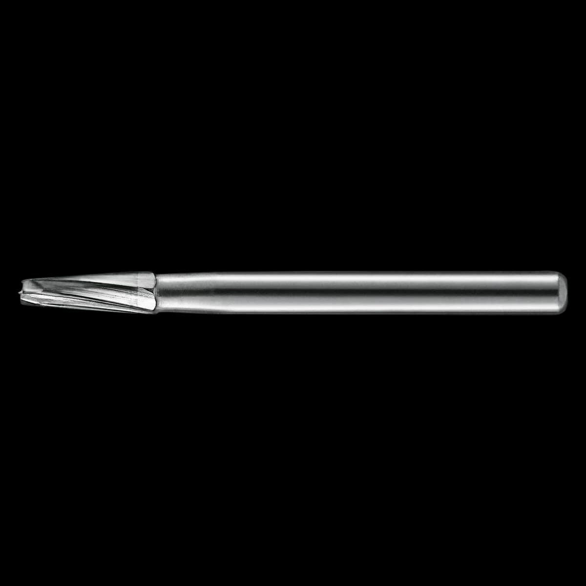 KaVo Kerr Operative Carbide Bur, Latch Angle #1171, Taper Round End, 6 Flutes, 1.2 mm Diameter, 3.7 mm Length, 10/Pk - Kerr Operative Carbide Burs LA 1171 10/Pk - Image 1