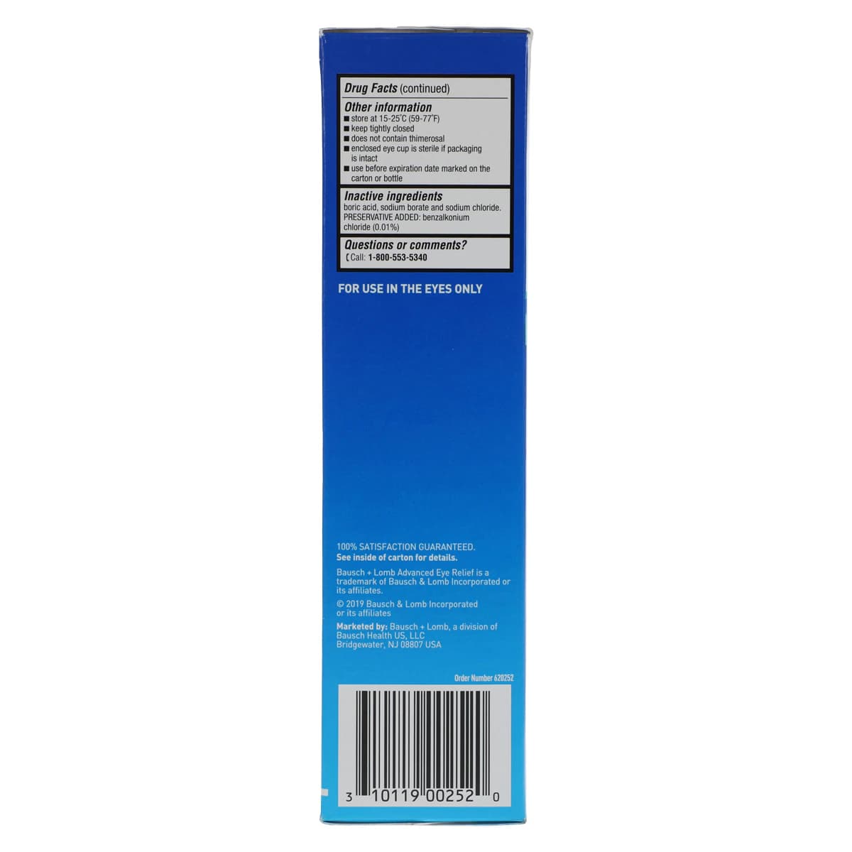 B&L Advanced Eye Wash Solution, 4 oz/Bottle thumbnail 4
