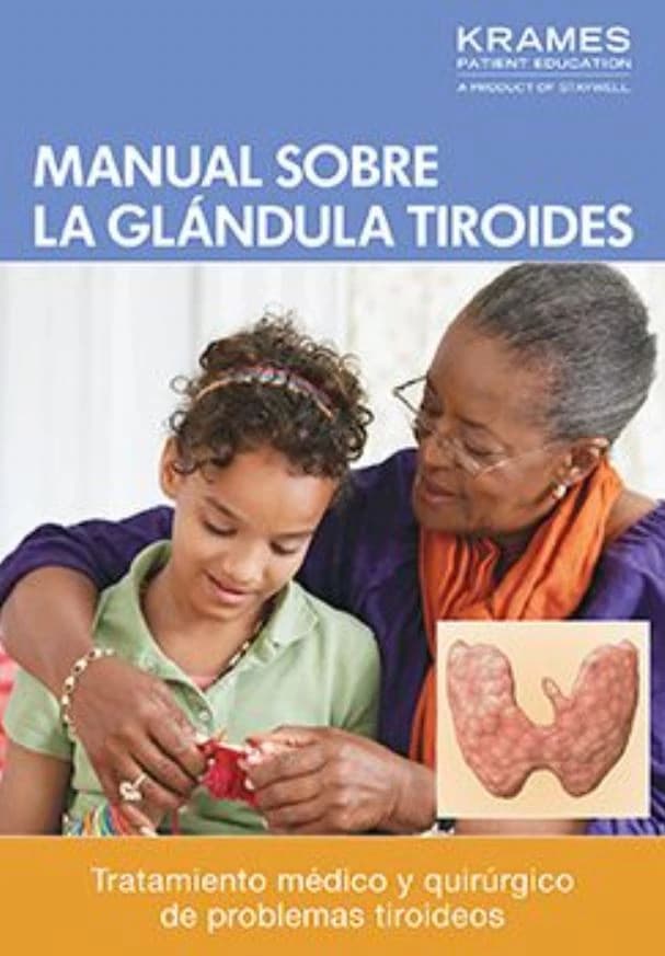 The Thyroid Book Patient Education Booklet, Spanish, 16 Pages, Multicolor, Each - Booklet The Thyroid Book - Image 1
