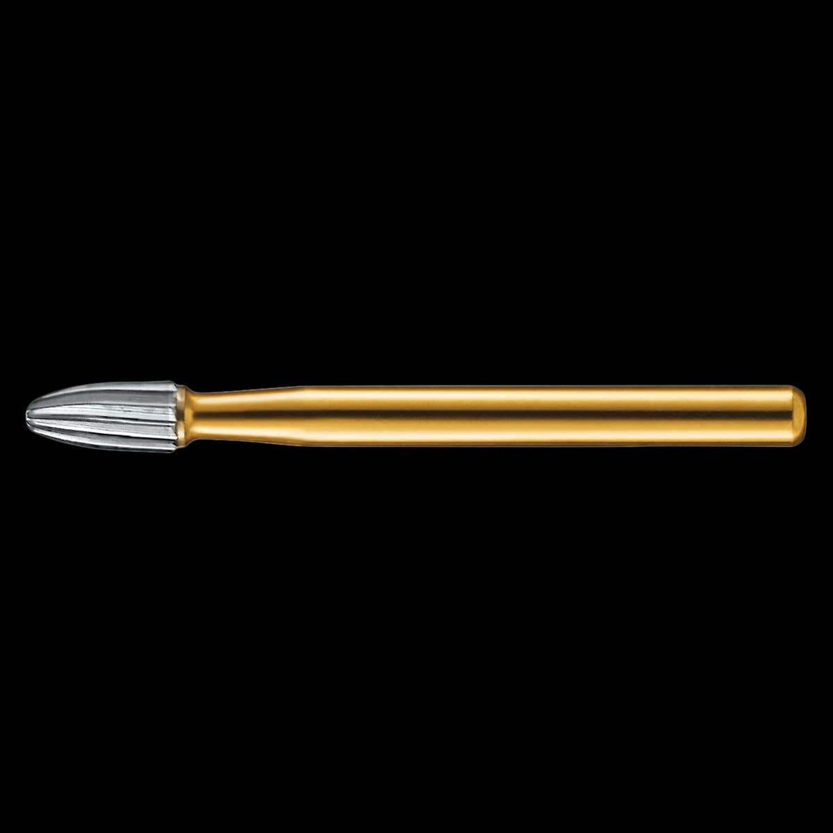 Kerr Trimming & Finishing Carbide Bur FG 7406, Egg Shape, 12 Flute, 1.8mm Diameter, 3.4mm Length, 100/Pk, FG7406-KCC - Kerr Trimming & Finishing Carbide Burs FG 7406 100/Pk - Image 1