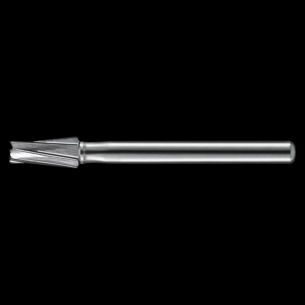 KaVo Kerr™ Regular Operative Carbide Bur #169, FG, Tapered Flat End, 6 Flute, 0.9 mm Diameter, 3.2 mm Length, 100/Pkg, FG169-KCC - KaVo Kerr™ Regular Operative Carbide Burs – FG, Taper Flat End 6 Flute - # 169, 0.9 mm Diameter, 3.2 mm Length, 100/Pkg - Image 1