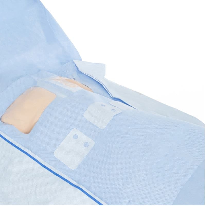 Halyard O&M Pacemaker Bilateral Drape, Sterile, 6x8" - Drape Pacemaker Bilateral - Image 1