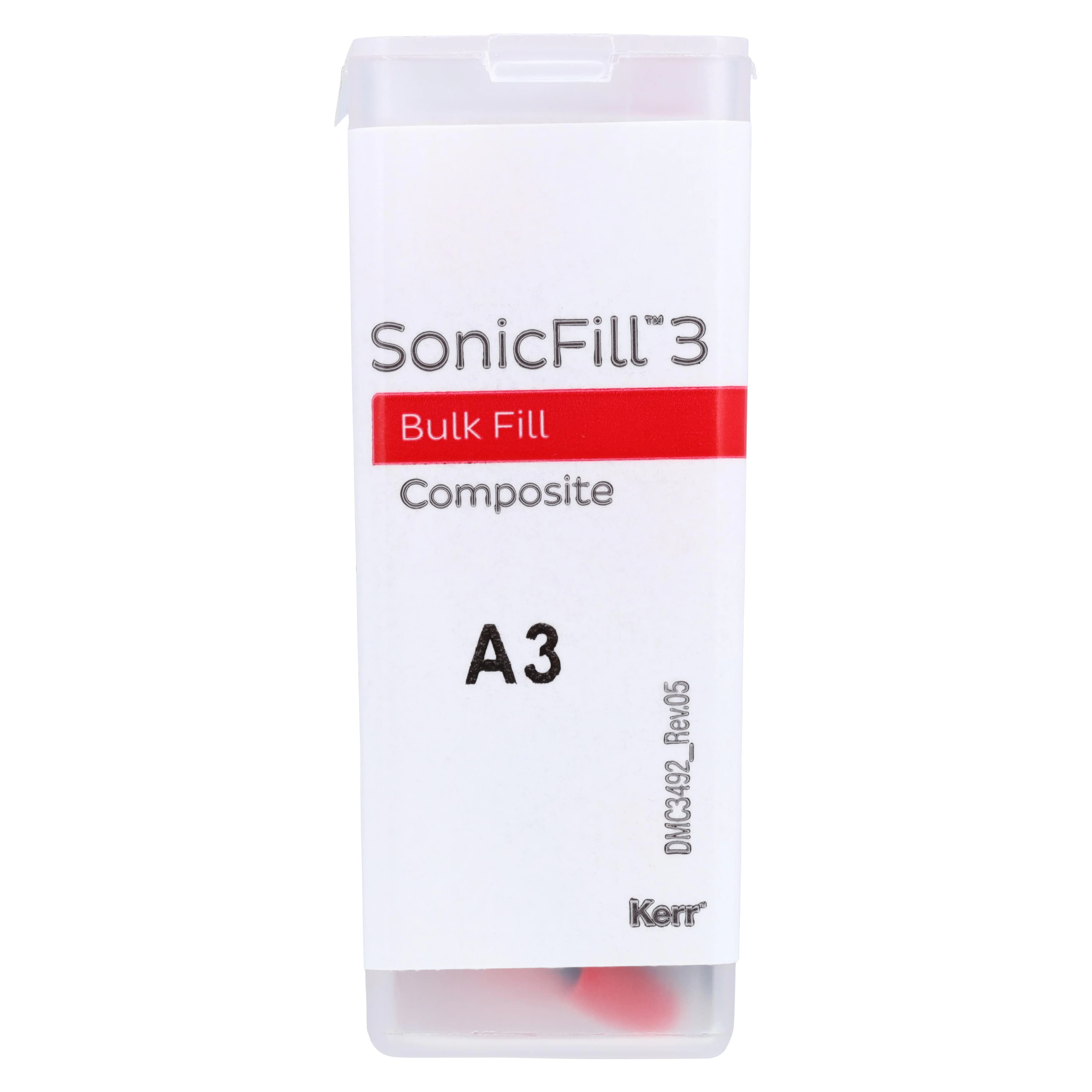 Kerr SonicFill 3 SingleFill Bulk Fill Composite Refill, Shade A3, 20 x 0.25g Unidose Tips, #36713 thumbnail 7
