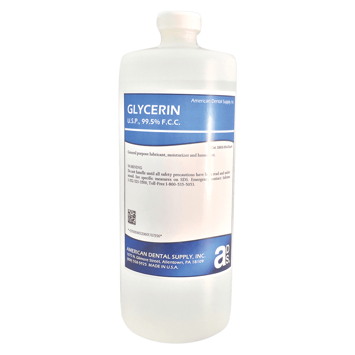 Glycerine USP 99.5%, 32 oz Bottle - Glycerine USP 99.5% - Image 1