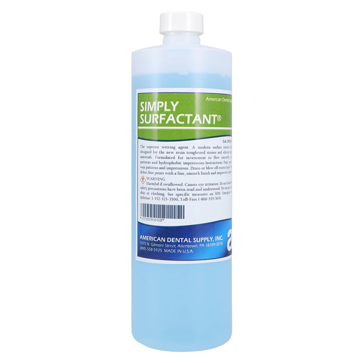 Simply Surfactant Debubblizer Tension Eliminator, 16 oz Bottle, 01KEZKNMGVK03HGS9HK2WH1ENG - Simply Surfactant 16oz - Image 1