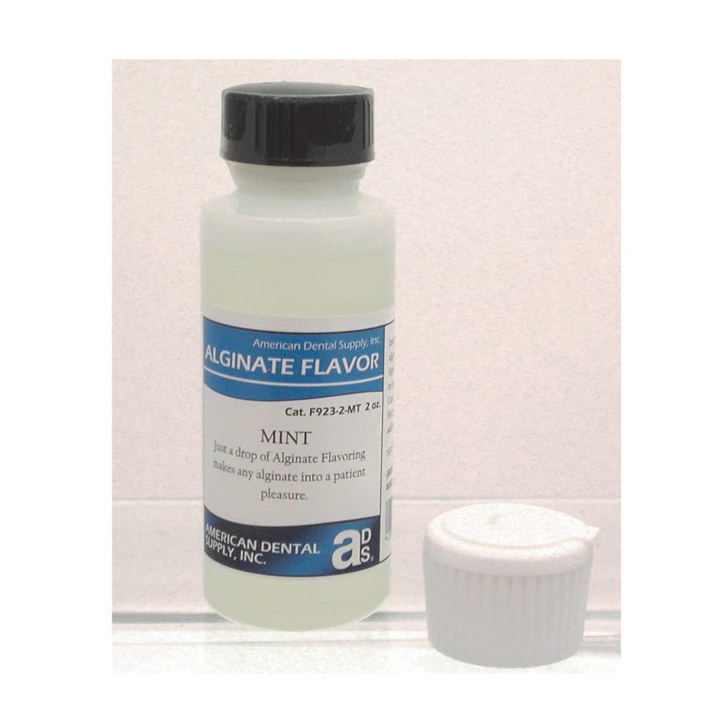 Alginate Flavor Drops, Mint, 2 oz Bottle - Alginate Flavor Drops Mint 2oz - Image 1