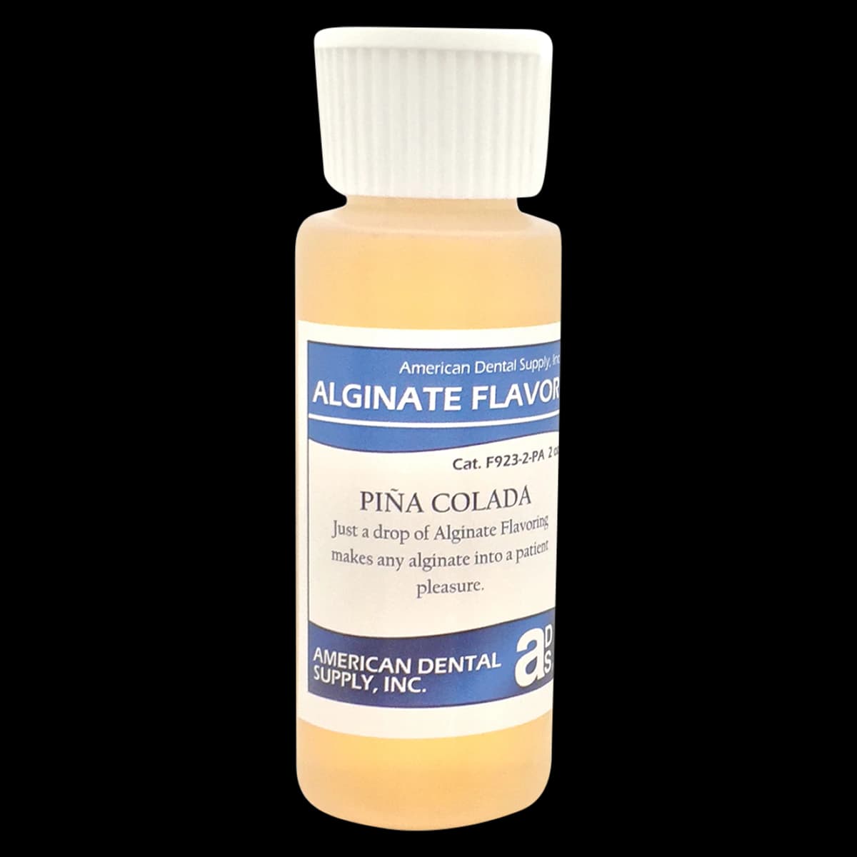 American Dental Supply Alginate Flavor Drops, Pina Colada, 2 oz Bottle - Alginate Flavor Drops Pina Colada 2oz - Image 1