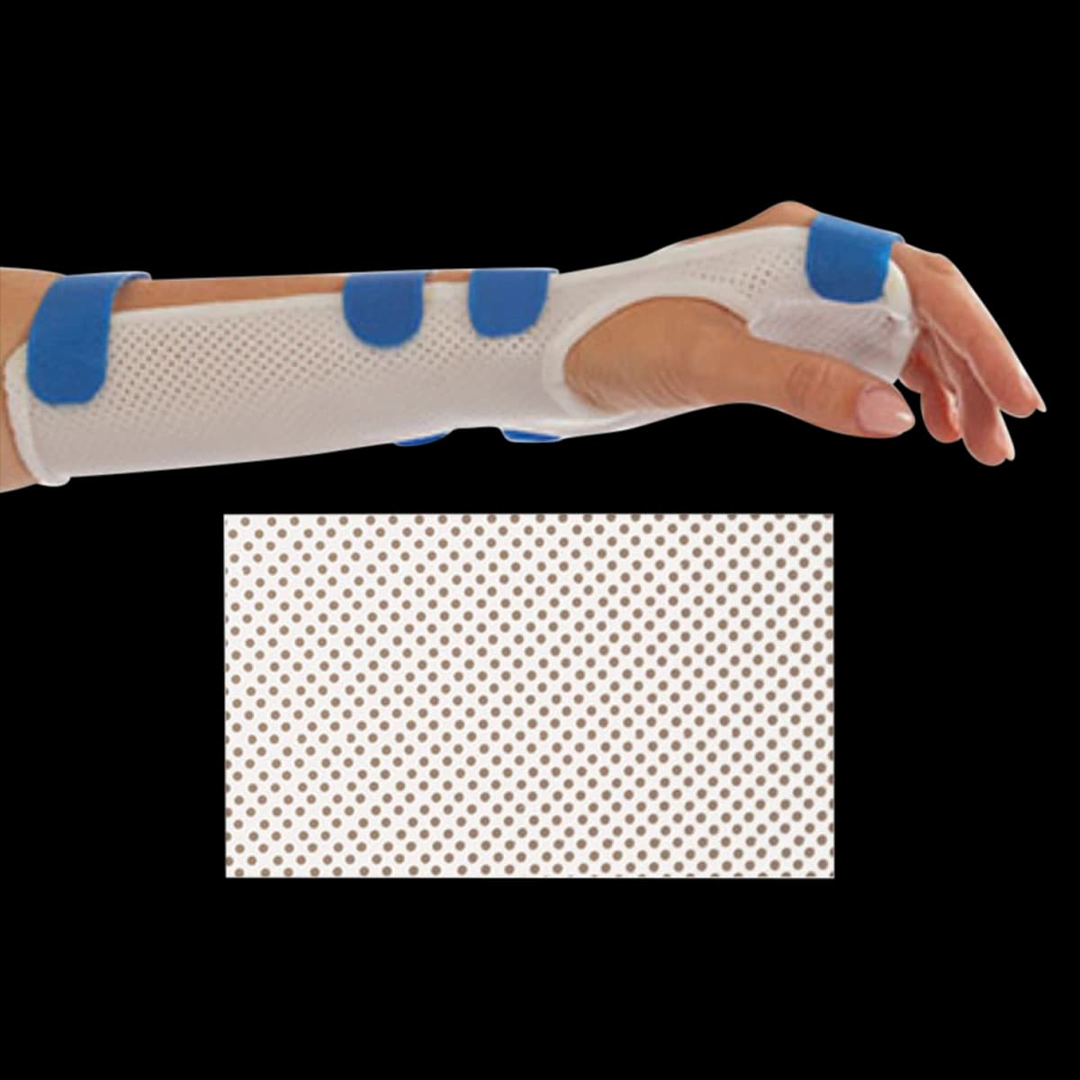 Orfit Natural Non-Stick Splinting Material, White, 18" x 24" Sheet - Orfit Natural Non-Stick - Image 1