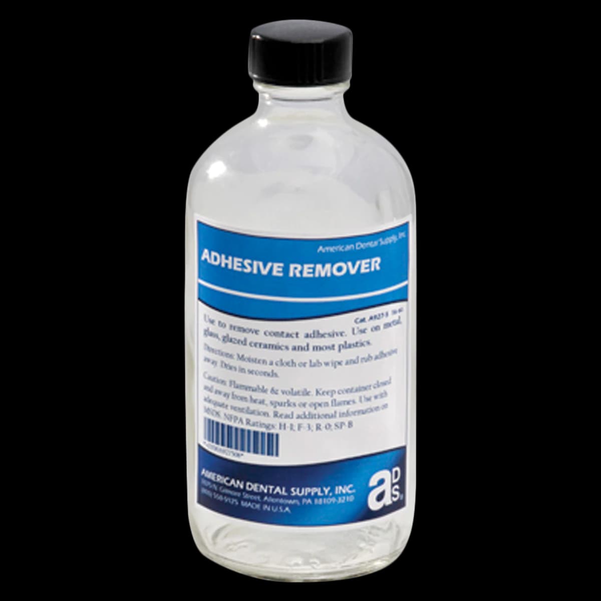 American Dental Supply Adhesive Remover, 8 oz Bottle - Adhesive Remover 8oz - Image 1