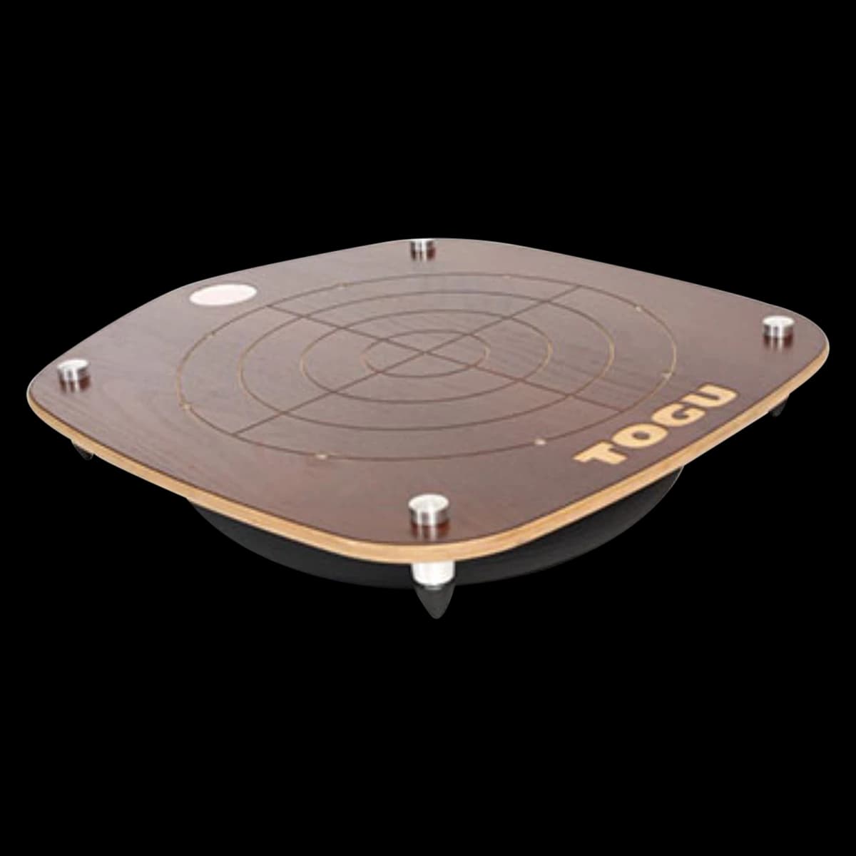 TOGU Posturedo Balance Board, Red Wood, 28 x 26 x 5 inches - Balance Board 28x26x5" - Image 1