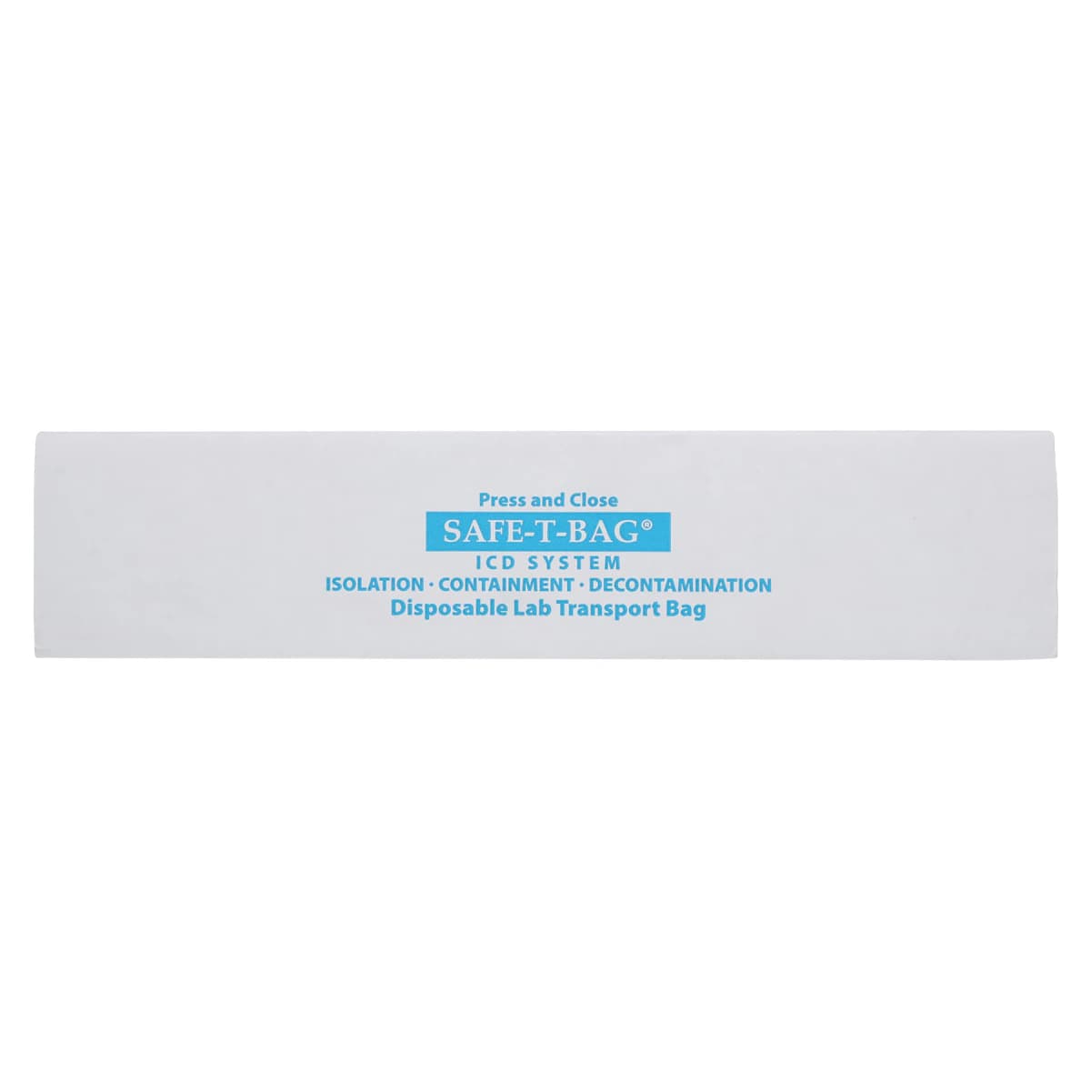Safe-T-Bag Dual Pocket Biohazard Specimen Bag, 6" x 10", Instant Seal, 250/Box thumbnail 3
