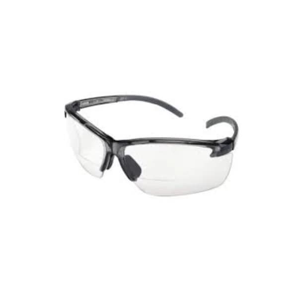 American Dental Supply Bifocal Safety Glasses, 1.5x Clear Lens, Black Frame, Each - Safety Glasses Bifocal - Image 1