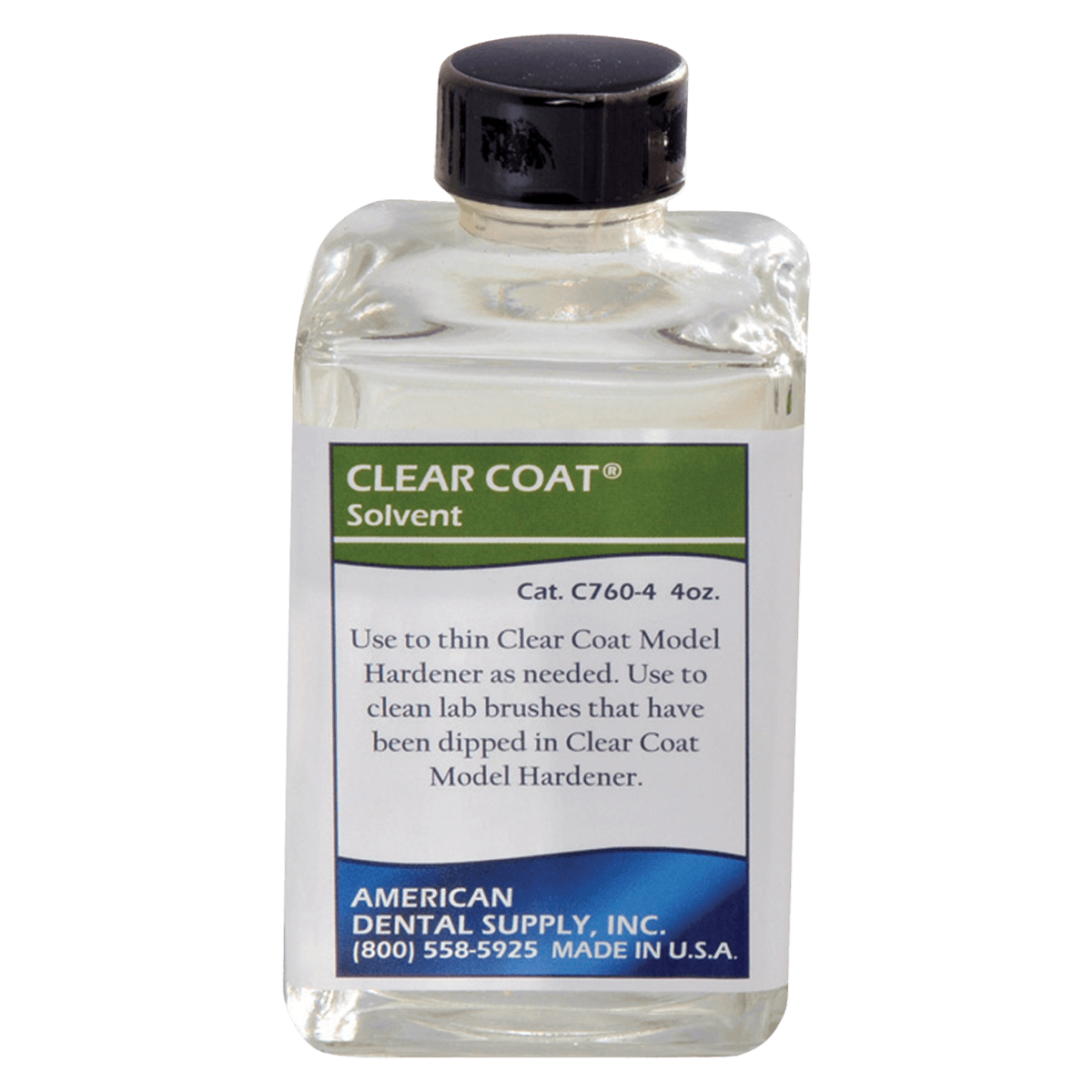 Clear Coat Kit (Hardener and Solvent), 4 oz Each, #C760-1 thumbnail 2