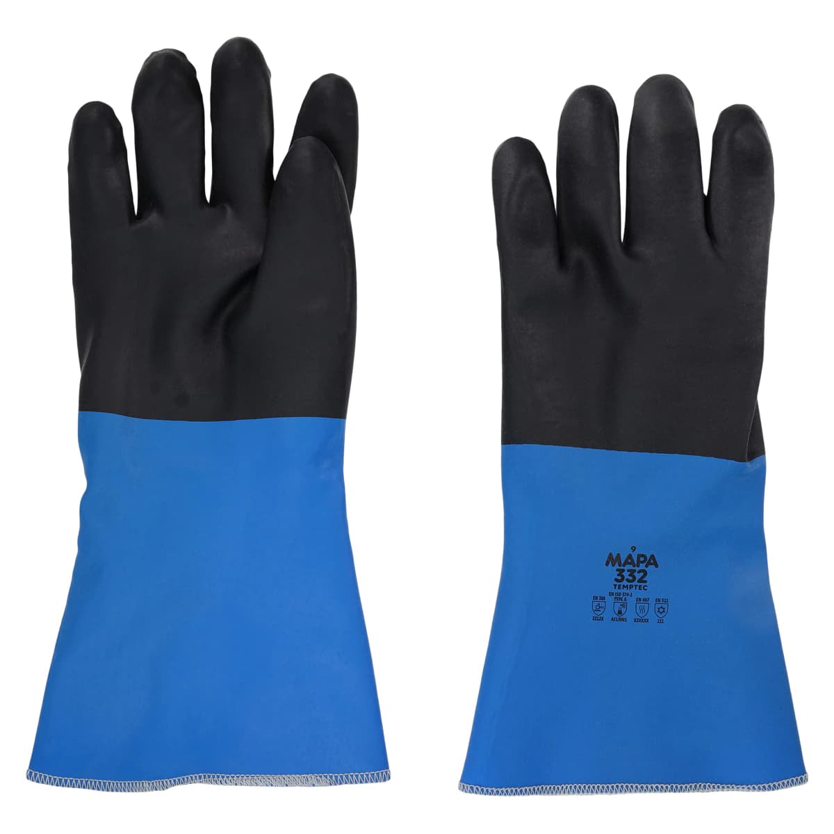 American Dental Supply Boil-Out Heavy Duty Neoprene Lab Gloves, Large (Size 9), 14" Length, 1 Pair - Boil-Out Heavy Duty Large Neoprene Lab Gloves - Image 1