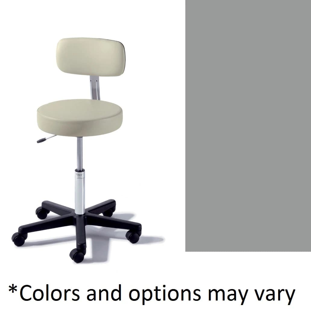 Midmark Ritter 273 UFree Basic Stool with Back, Value Series, 225 lb Capacity - 273 UFree Basic Stool w/ Back - Image 1