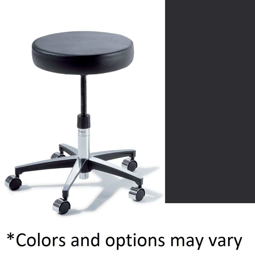 Midmark Ritter 274 Basic Stool, Classic Series, Obsidian, 350 lb Capacity - 274 Basic Stool - Image 1