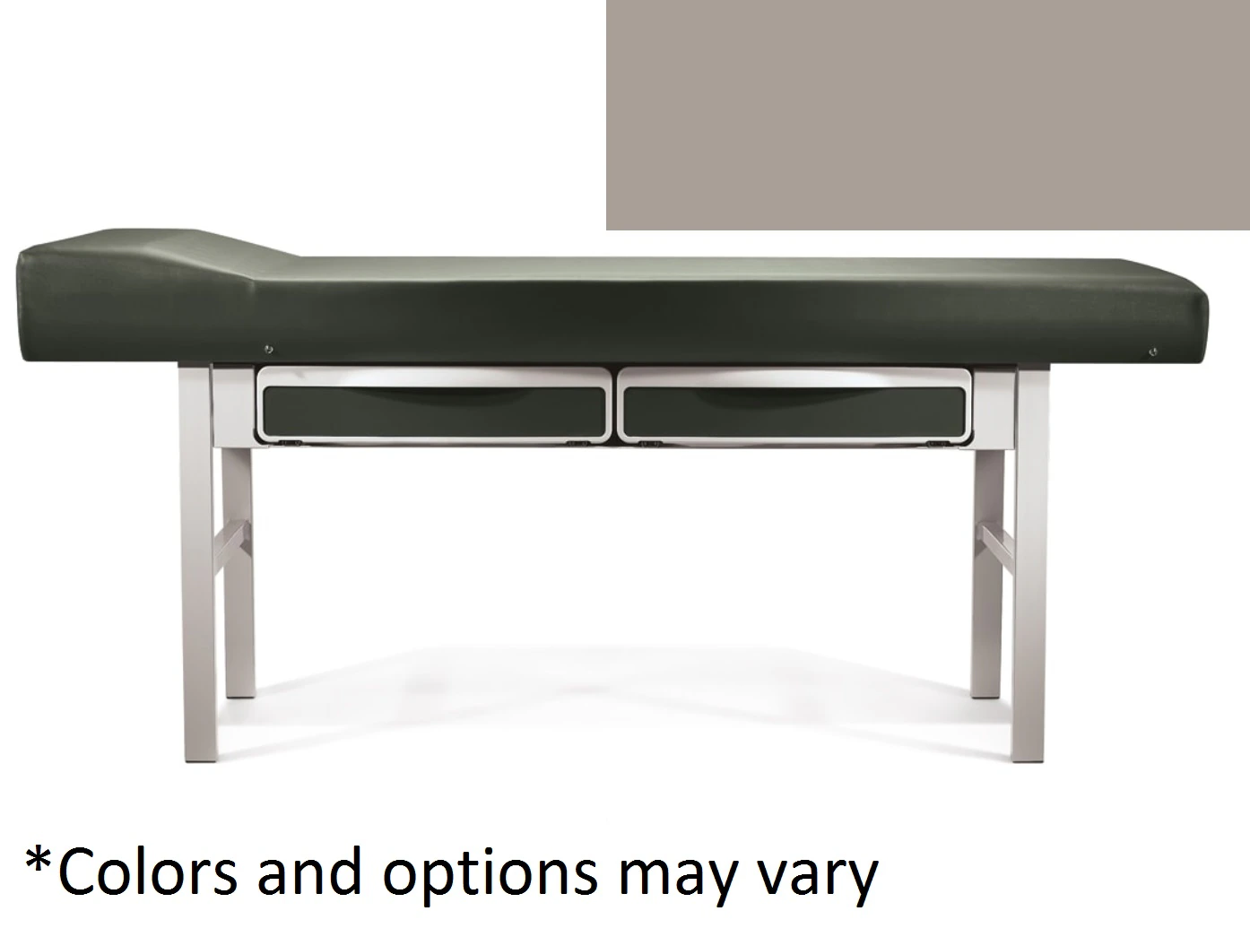 Midmark Ritter 203 Treatment Table with Drawers, Dark Linen, 400 lb Capacity - 203 Treatment Table w/ Drwrs - Image 1