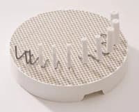 Ceramic Honeycomb Tray Pegs, 4 mm, Pack of 4 - Pegs for Honeycomb Trays Size 4mm (4) - Image 1