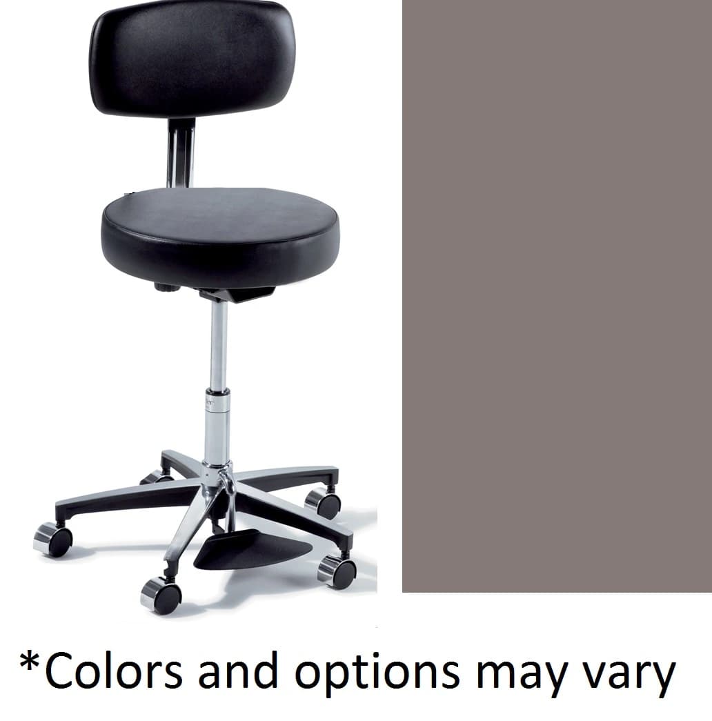 Midmark Ritter Classic Series 277 Exam Stool with Fixed Ring, Latte, 225 lb Capacity - Basic 277 Stool W/FR - Image 1