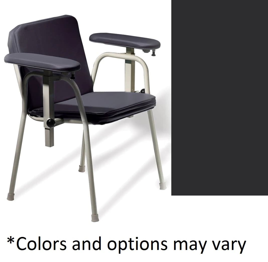 Midmark Ritter 281 Blood Drawing Chair, Obsidian, 400 lb Capacity - 281 Blood Drawing Chair - Image 1