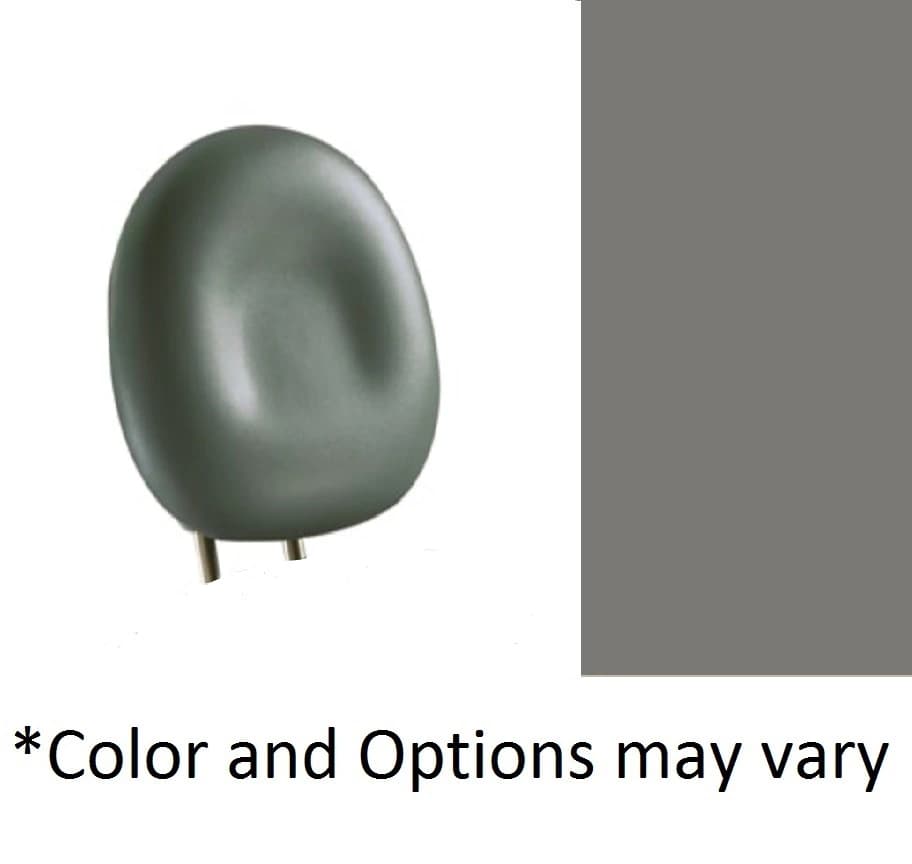 Midmark 641 Contoured Headrest, Lunar Gray - 641 Contoured Headrest - Image 1
