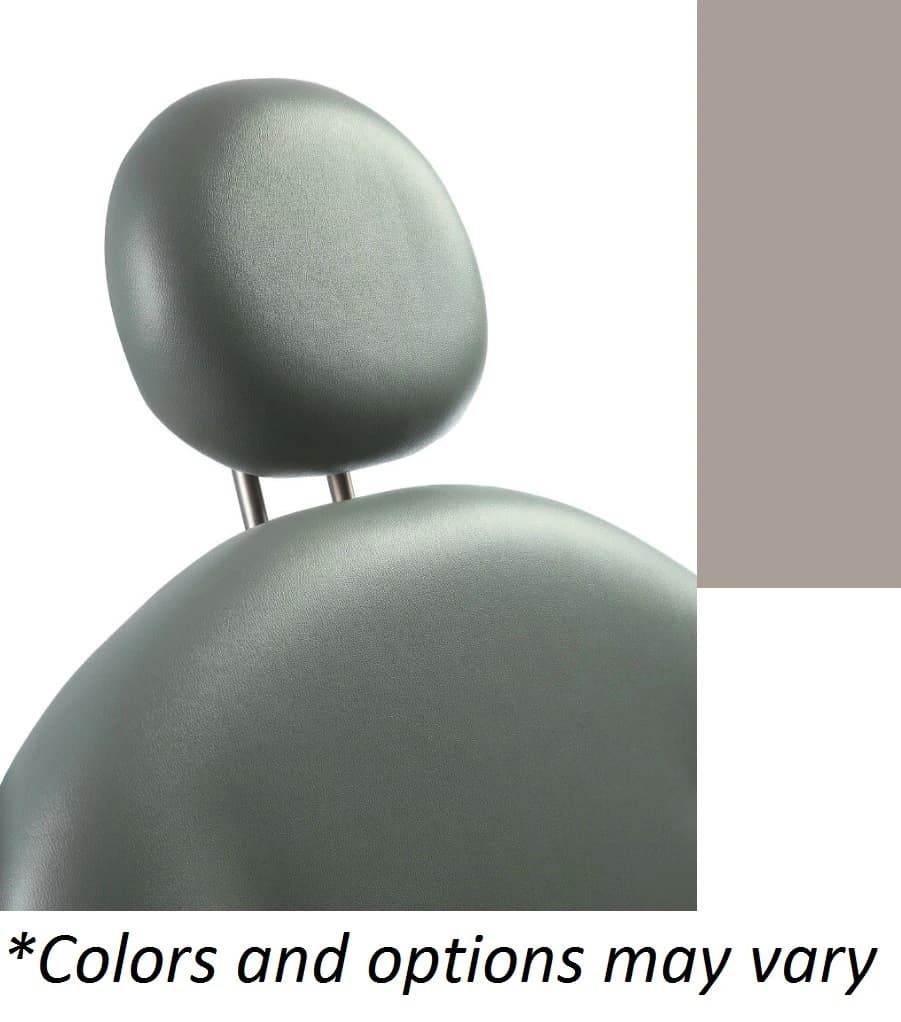 Midmark 641 UltraFree Flat Headrest, Dark Linen - 641 UltraFree Flat Headrest - Image 1