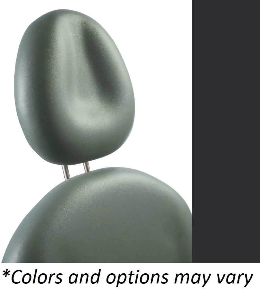 Midmark 641 UltraFree Oval Headrest, Obsidian, #641 - 641 UF Oval Headrest - Image 1