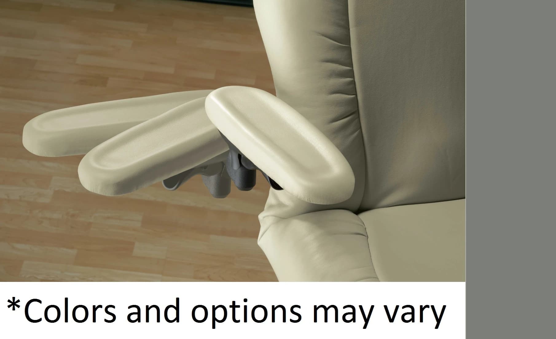 Midmark 641 Barrier Free Chair Arms, Lunar Gray, Each - 641 Barrier Free Chair Arms - Image 1