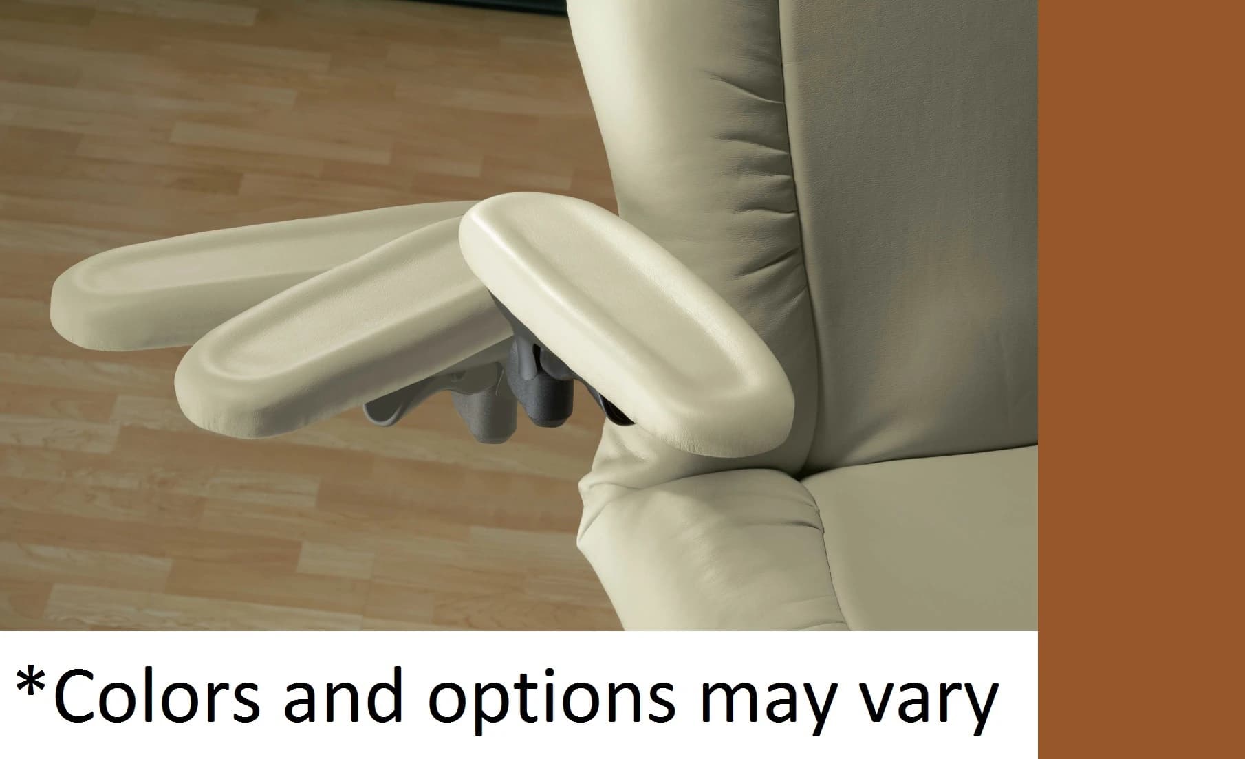 Midmark 641 Barrier Free Chair Arms, UltraFree, Spice, Each - 641 Barrier Free Chair Arms - Image 1