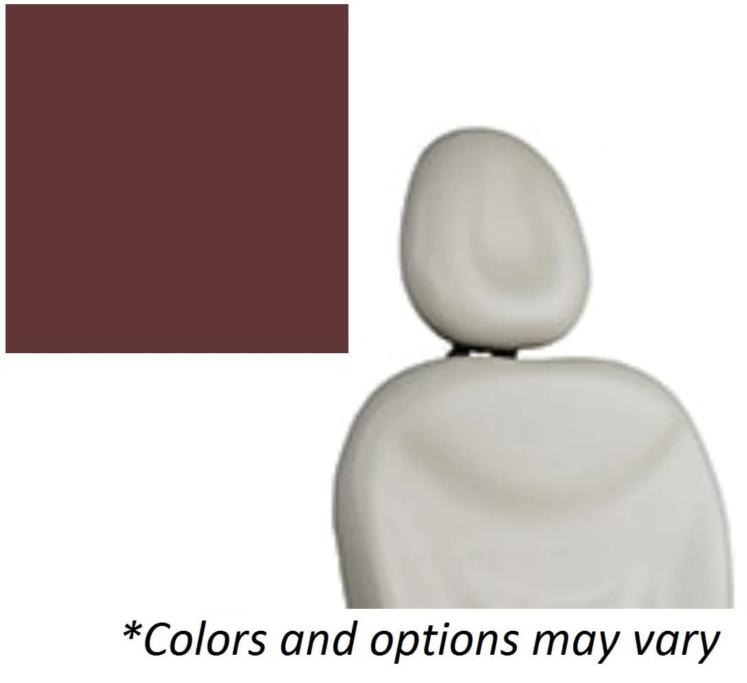 Midmark 630 Oval Headrest, Cranberry - 630 Oval Headrest - Image 1