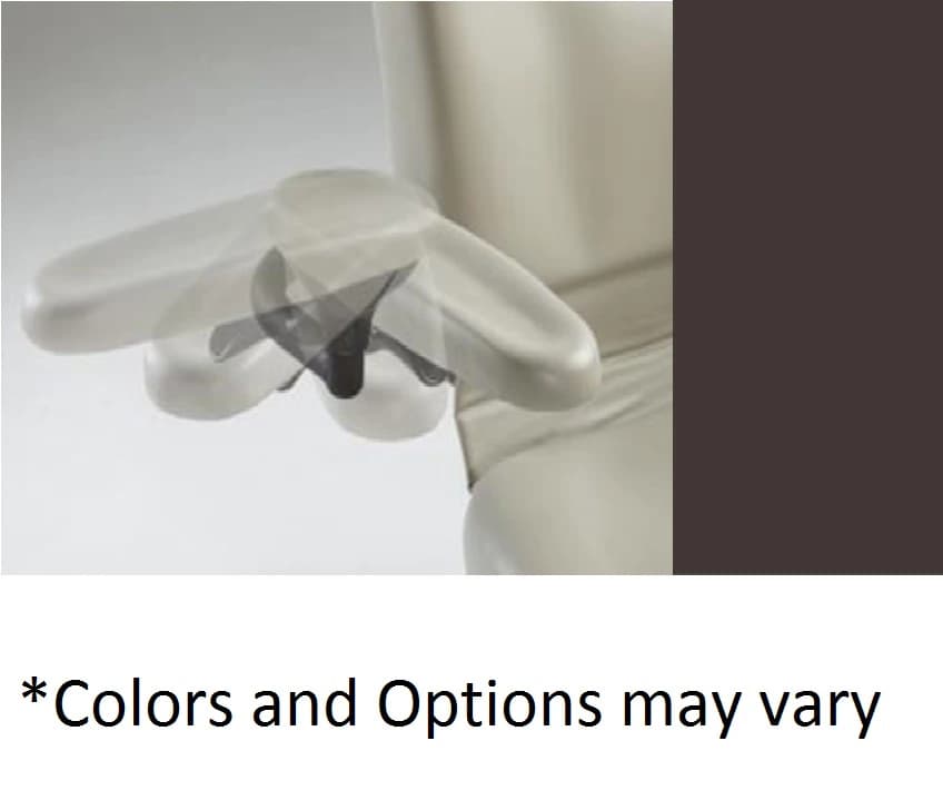 Midmark 630 Chair Arms, 28" Upholstered, Deep Earth - 630 Chair Arms 28" Uph - Image 1