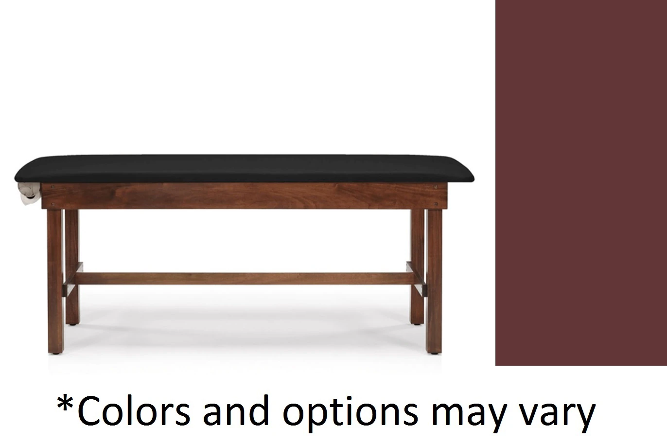 Midmark Ritter 95 Treatment Table, Cranberry, 350 lb Capacity, without Shelf - 95 Treatment Table w/o Shelf - Image 1