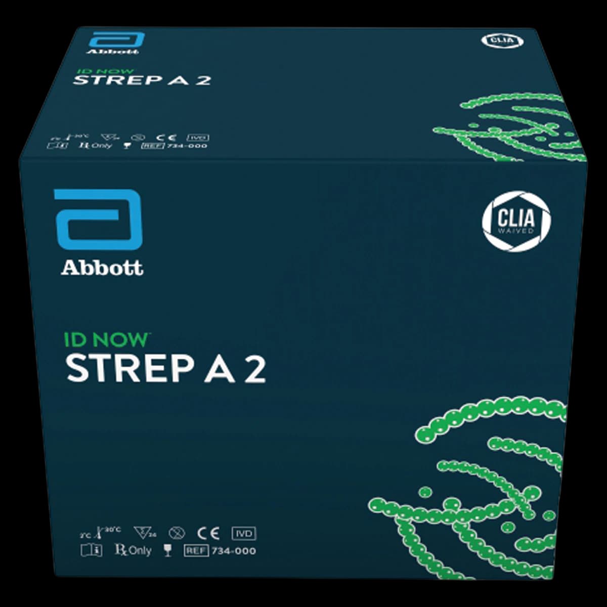 Abbott ID NOW Strep A 2 Test Kit, CLIA Waived, Throat Swab, 24 Tests/Box thumbnail 2