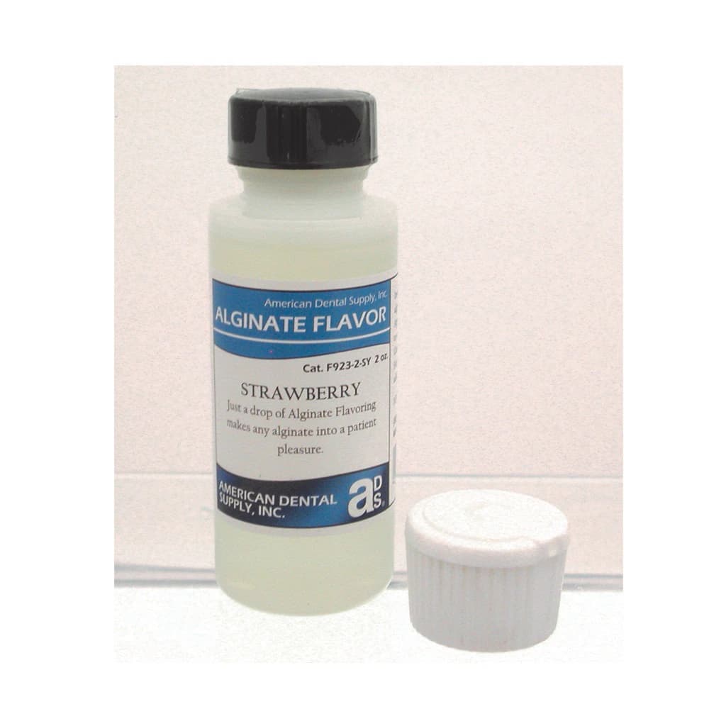 Alginate Flavor Drops, Strawberry, 2 oz Bottle - Alginate Flavor Drops Strawberry 2oz - Image 1